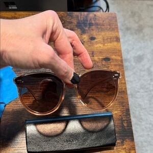 Solos Brown Sunglasses with Case